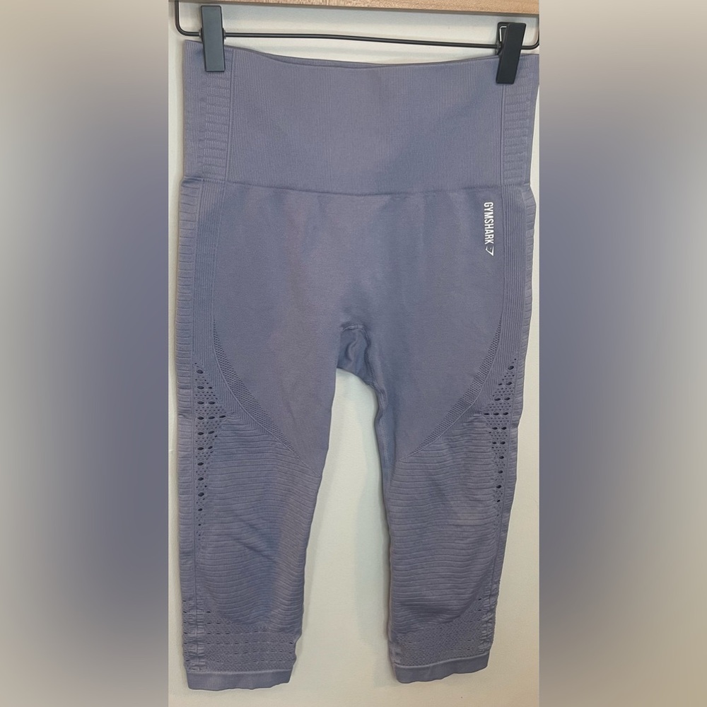 Gymshark gym shark energy size small cropped leggings crop